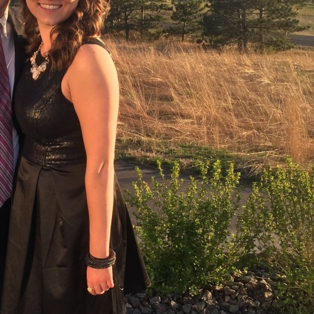 Black Sequin Dress